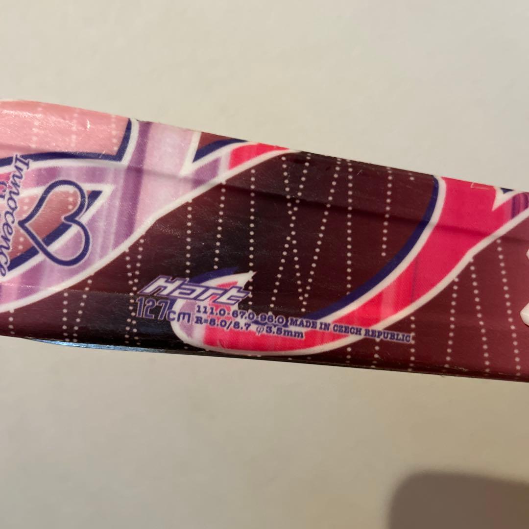 ジュニアスキー板＆ストック＆ケースセット❤︎HART ❤︎ 127