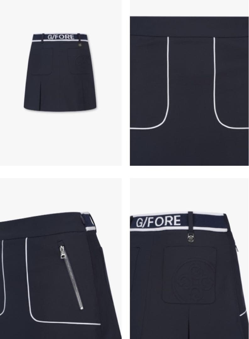 新入荷G/FORE韓国ジーフォア レディーススカートsize67ブラック