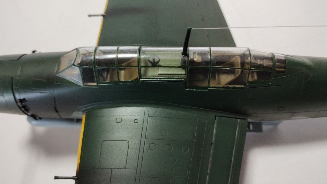 プラモデル完成機　1/48　艦上攻撃機「流星改」