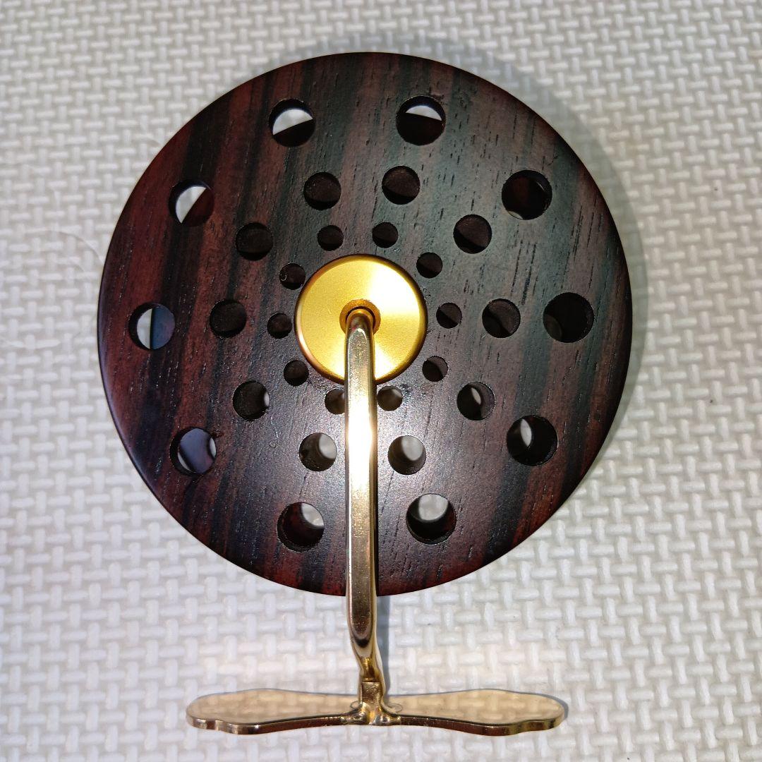 サクラ　大江戸リール　黒檀製　金色足付　85型