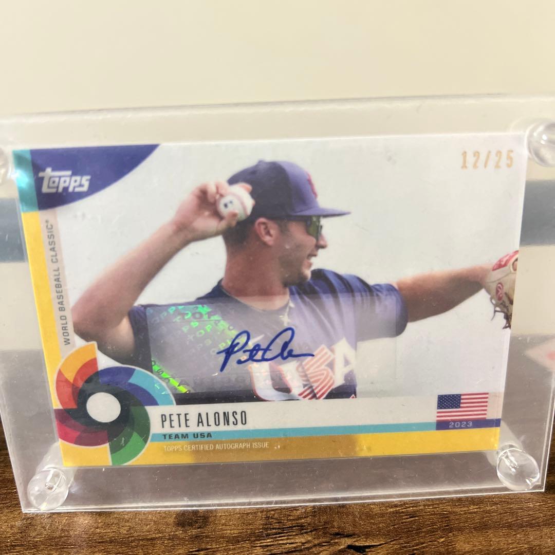 ピートアロンソ 直筆サイン入りカード