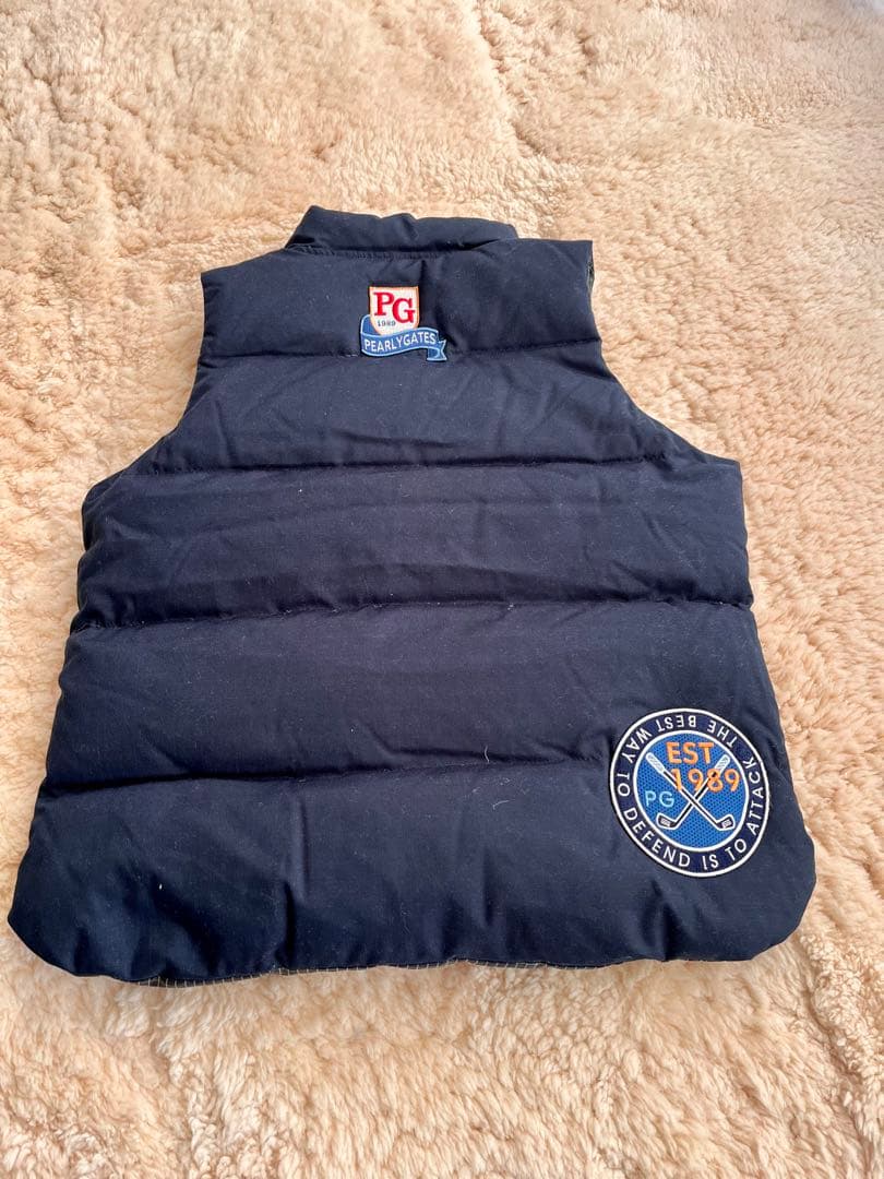 ゴルフ　パーリーゲイツ ダウンベスト ネイビー