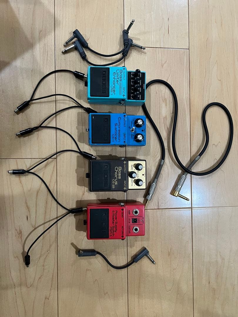 ギター BOSS LMB-3 & CS-1 & CE-2B & PSM-5
