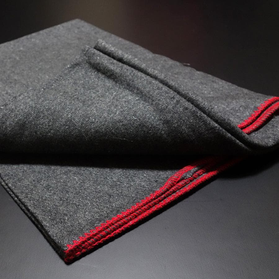 新品 ROTHCO ロスコ ウール 難燃 ブランケット 大判 ミリタリー グレー