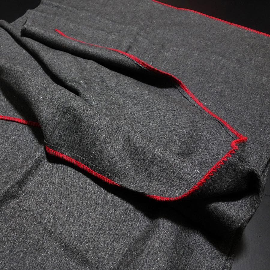 新品 ROTHCO ロスコ ウール 難燃 ブランケット 大判 ミリタリー グレー
