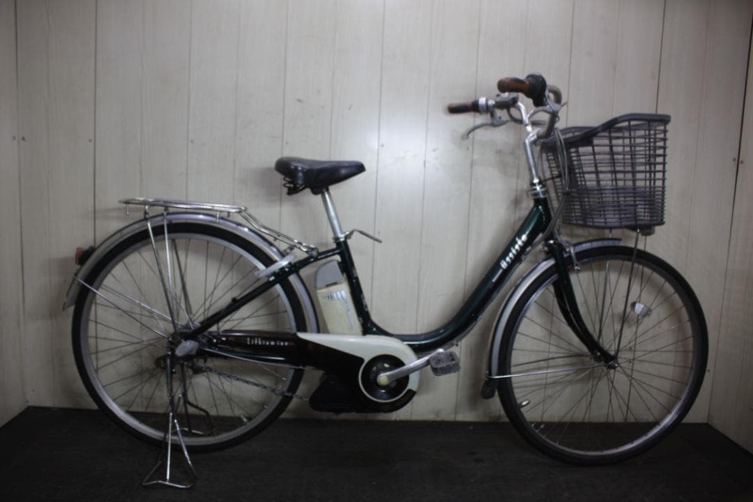 ブリヂストンA22 8.1AH 26インチ 3段 LED 電動 GREEN