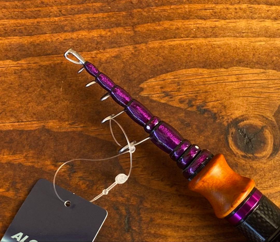 訳アリ　トラウトロッド　テレスコロッド　ウッドグリップ　ベイトロッド　カーボン製