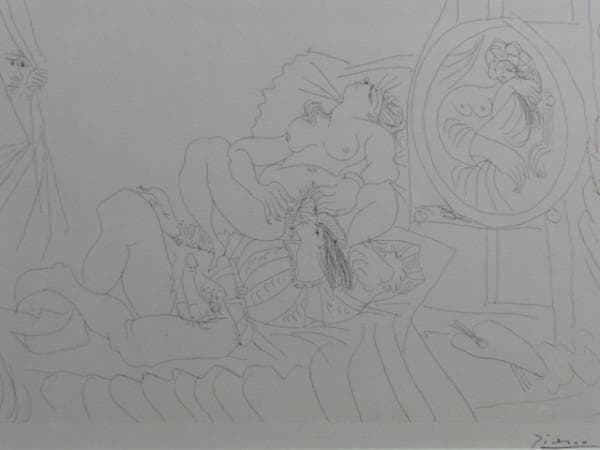 ピカソ　・PICSSO、豪華大判 限定額装版、サイン入り　No297