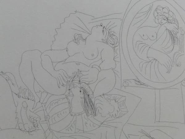 ピカソ　・PICSSO、豪華大判 限定額装版、サイン入り　No297