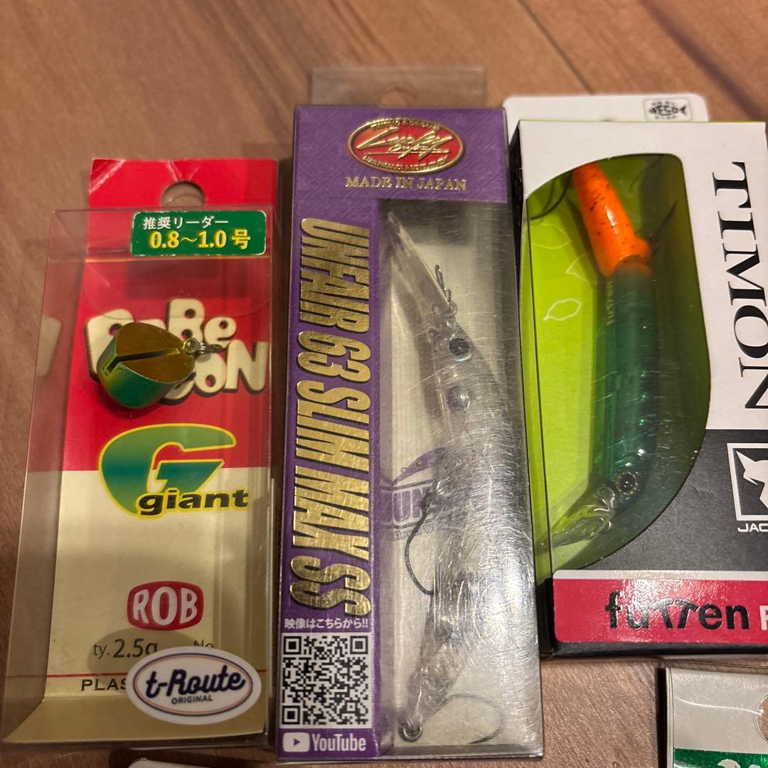 トラウトルアー10点◇ウッサXS 黒まんじゅう　フッテン　アッパーレブ　バベコン