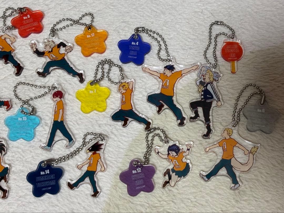 僕のヒーローアカデミア 文化祭 アクリルチャーム まとめ売り