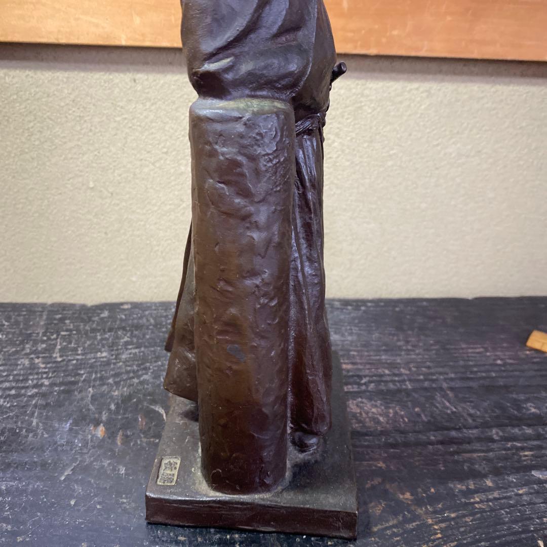 専用　喜多敏勝作　銅器　坂本龍馬像　31cm9cm12.5acm