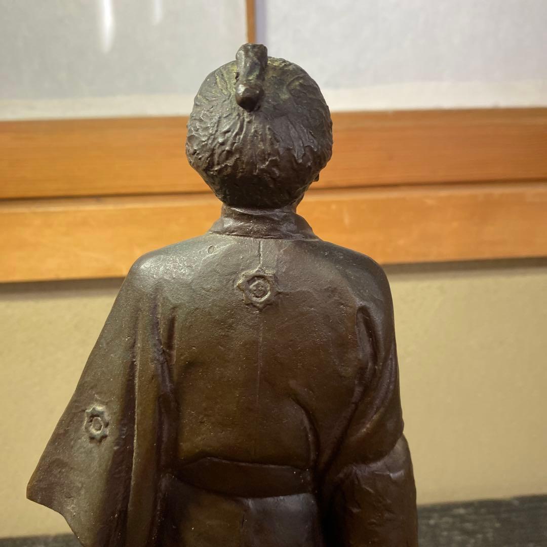専用　喜多敏勝作　銅器　坂本龍馬像　31cm9cm12.5acm