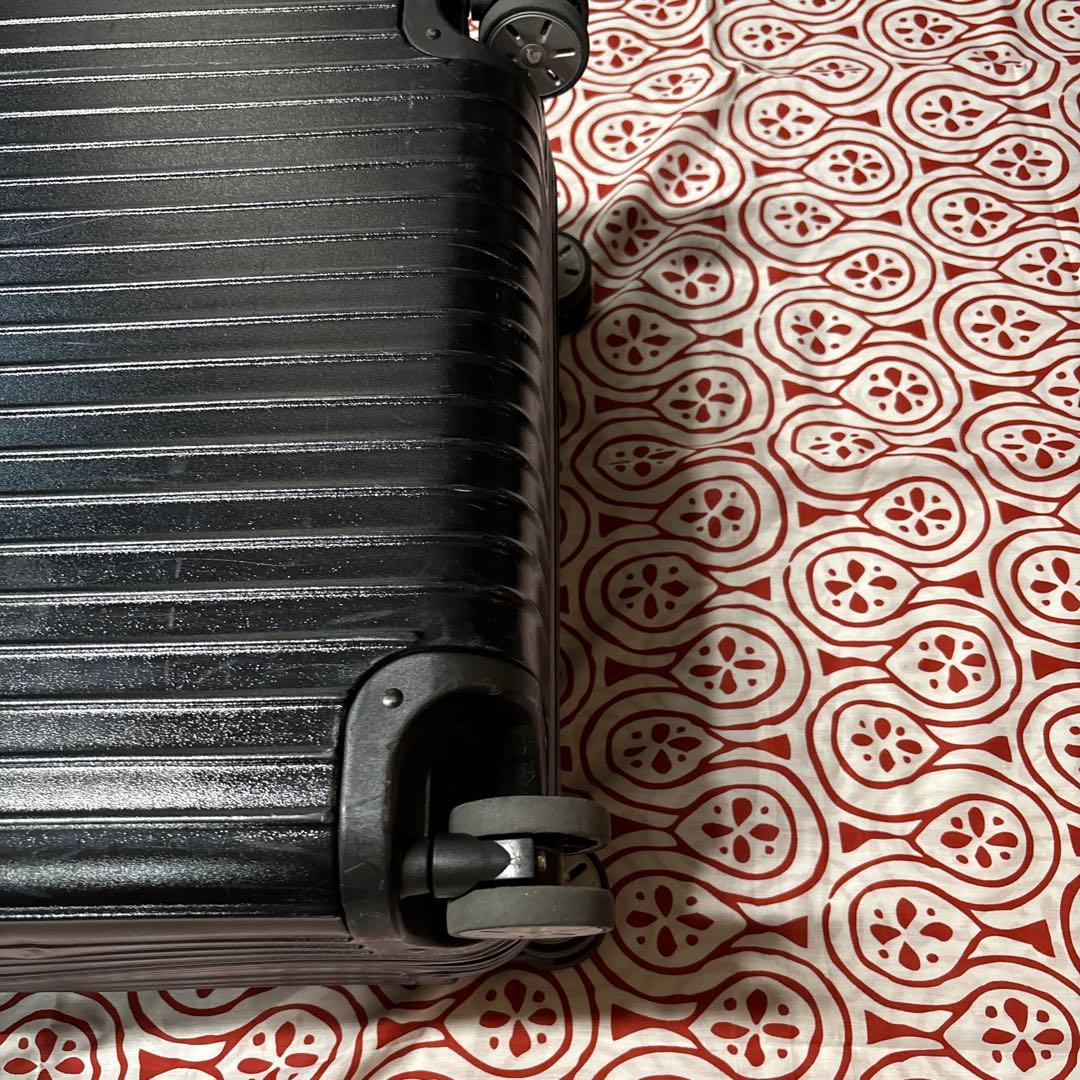 【破損】RIMOWA リモワ　サルサ　マットブラック スーツケース　4輪　87L