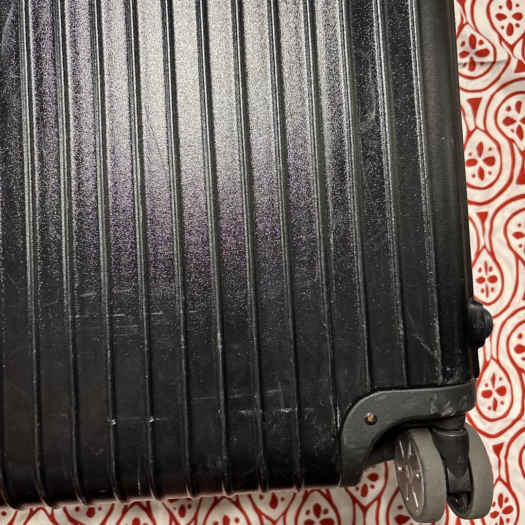 【破損】RIMOWA リモワ　サルサ　マットブラック スーツケース　4輪　87L