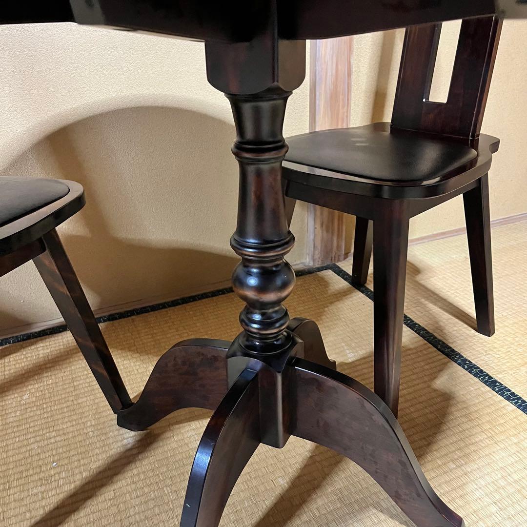 神居民芸　ダイニングテーブルセット　コンパクト　二人掛け