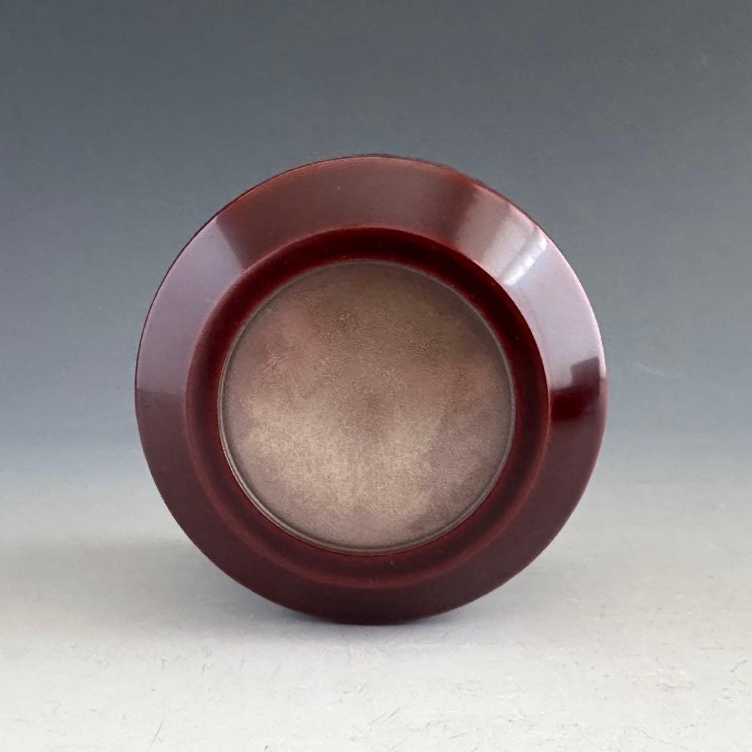 茶道具　松葉蒔絵　松皮塗　内銀　吹雪　薄茶器　吉田華正　共箱　山中塗　漆芸　棗