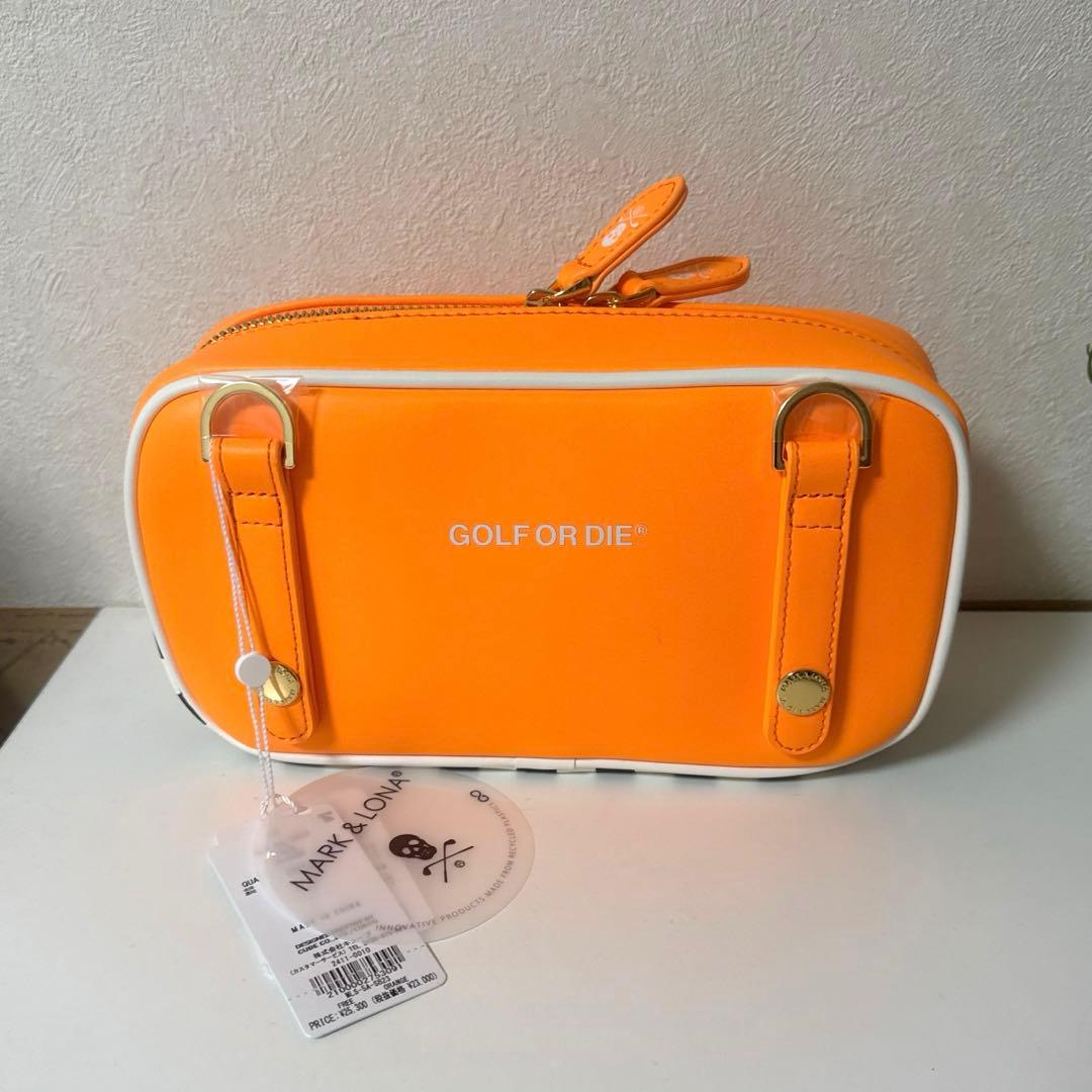 MARK&LONA ポーチバッグ（オレンジ）