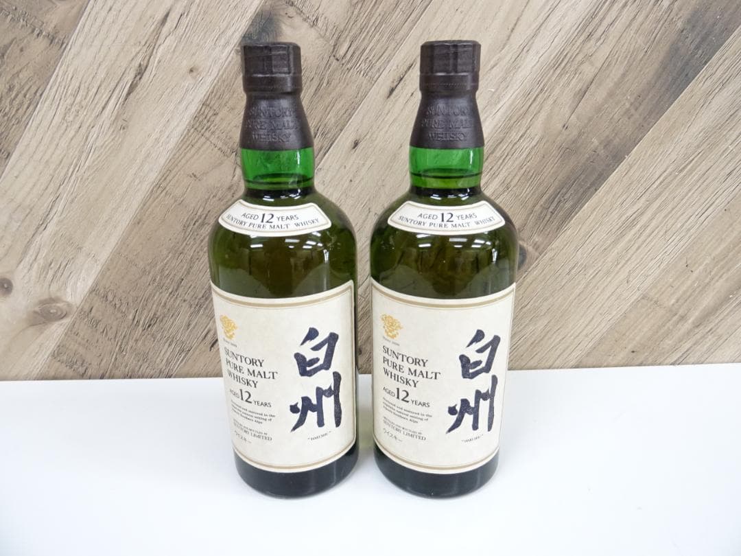 l*0様 や*き様 藤014 サントリーウイスキー 白州 12年 2本 750m