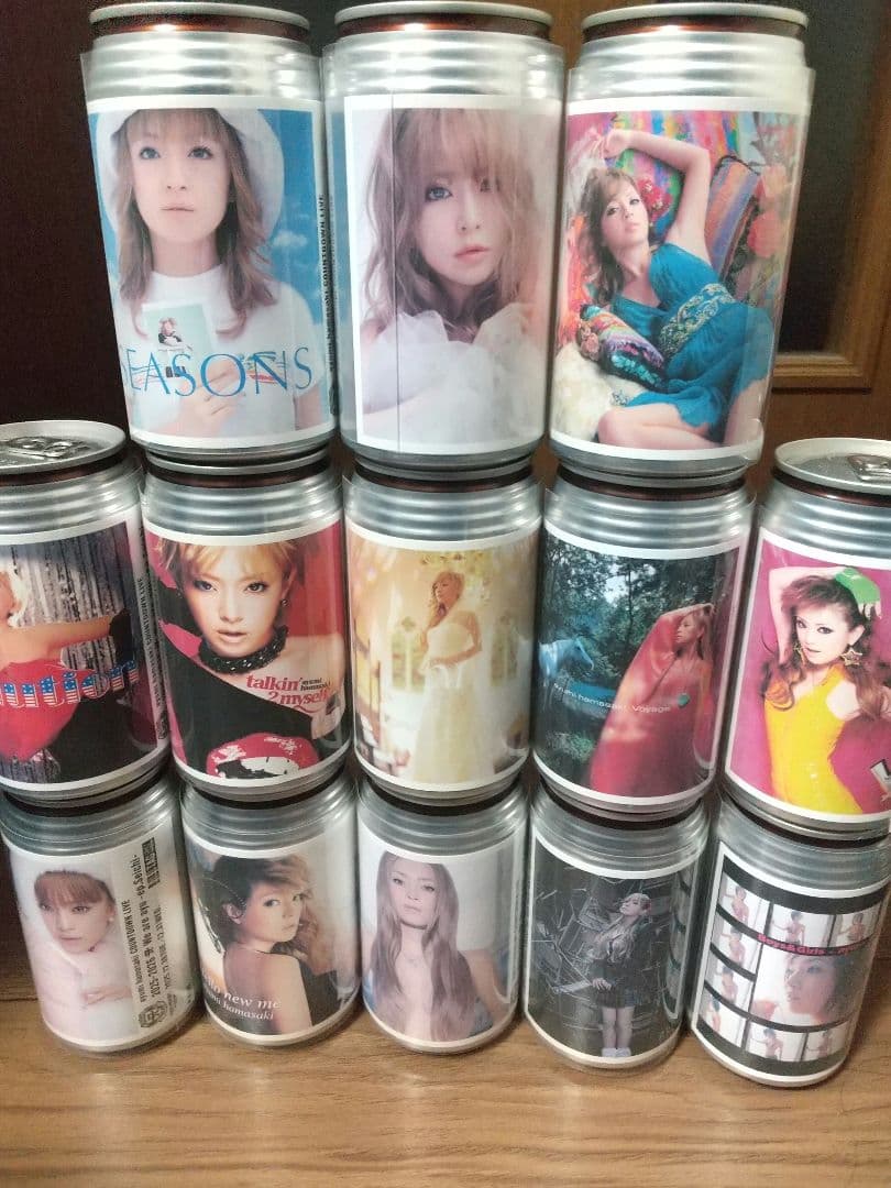 浜崎あゆみ　オリジナルラベル缶　13種コンプリートセット