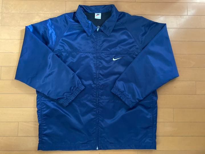 【希少】90S ナイキ 銀タグ NIKE ナイロンジャケット オーバーサイズ