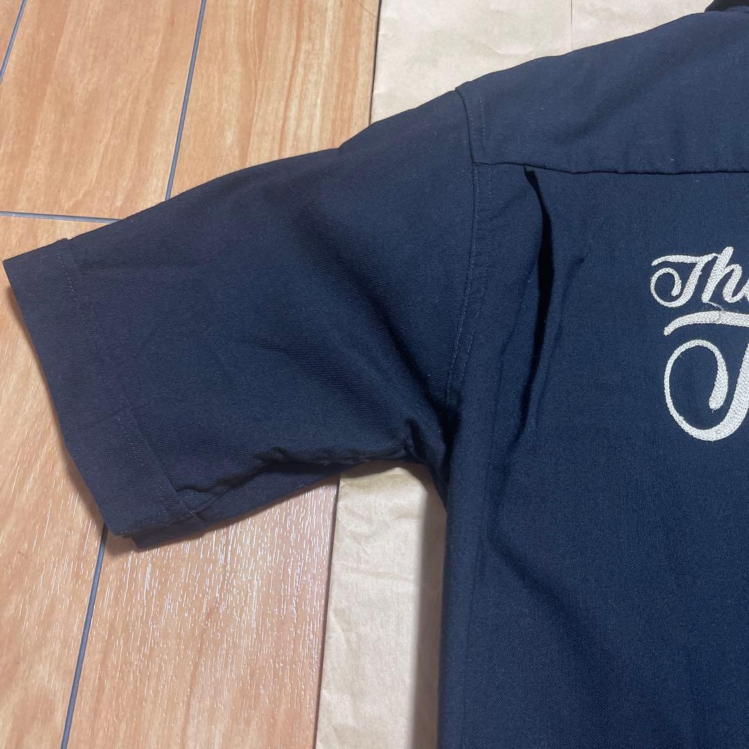 テンダーロイン　ボーリングシャツ　刺繍ロゴ　半袖シャツ