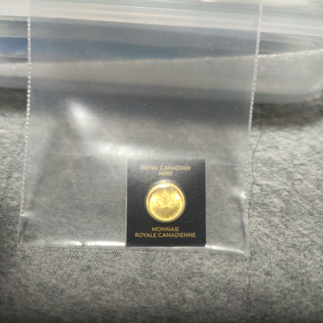2023年製　メイプルリーフ金貨 1g 24k 純金ゴールド