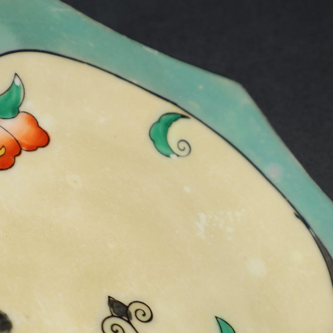 オールドノリタケ　ハンドル付八角皿　トレー　6R1549ダG