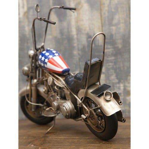 要問い合せ♥️ヴィンテージ風♥️本物そっくり　バイク　置物　ブリキ　乗り物