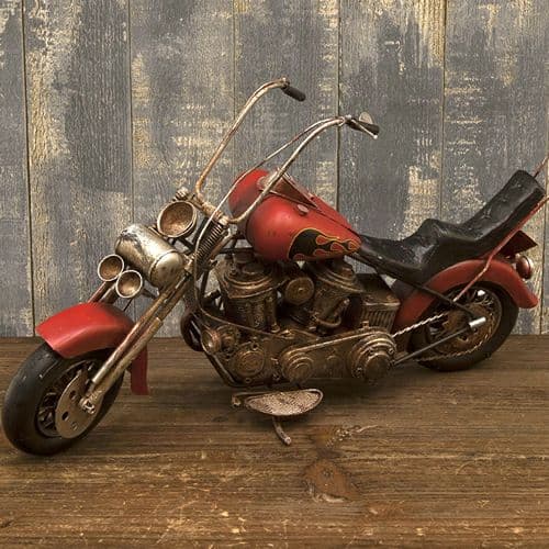 要問い合せ♥️ヴィンテージ風♥️本物そっくり　バイク　置物　ブリキ　乗り物