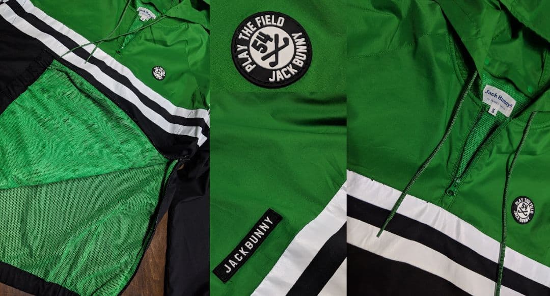 パーリーゲイツ　ジャックバニー　半袖シャツ　4way　スニード　プルオーバー　5