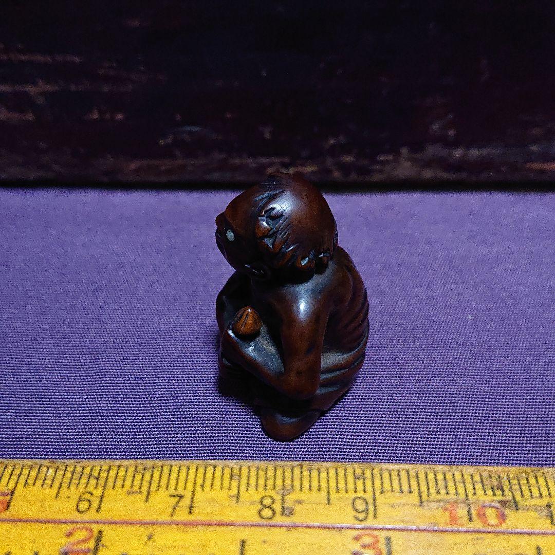 値下げしました。黄楊 土人根付 江戸時代