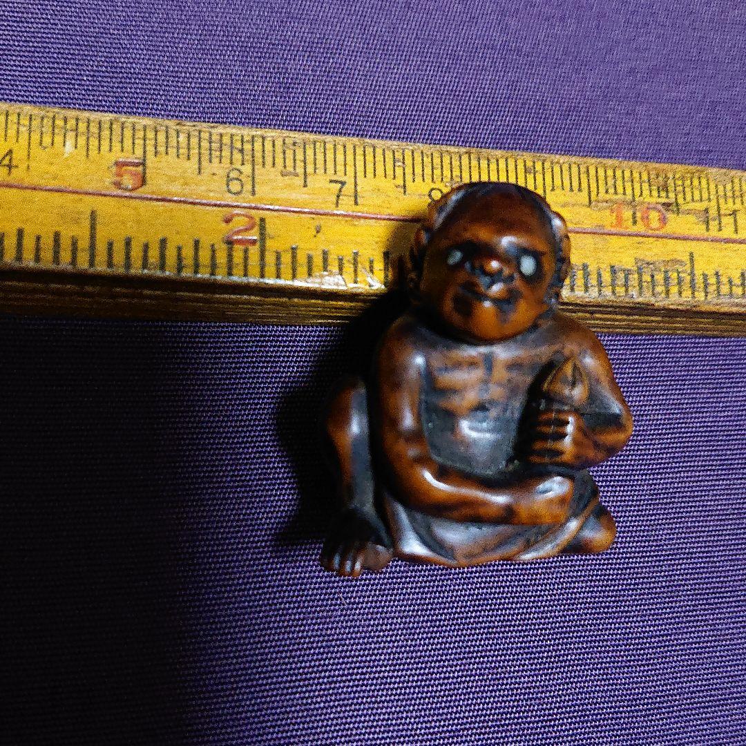 値下げしました。黄楊 土人根付 江戸時代