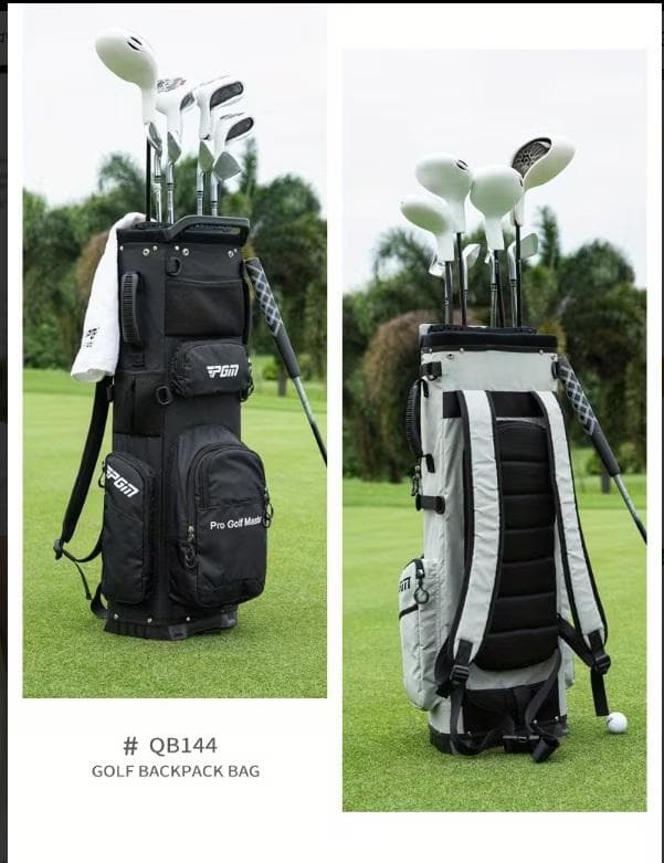 【5%引きセール】PGMゴルフバッグ ダブルショルダーバックパック