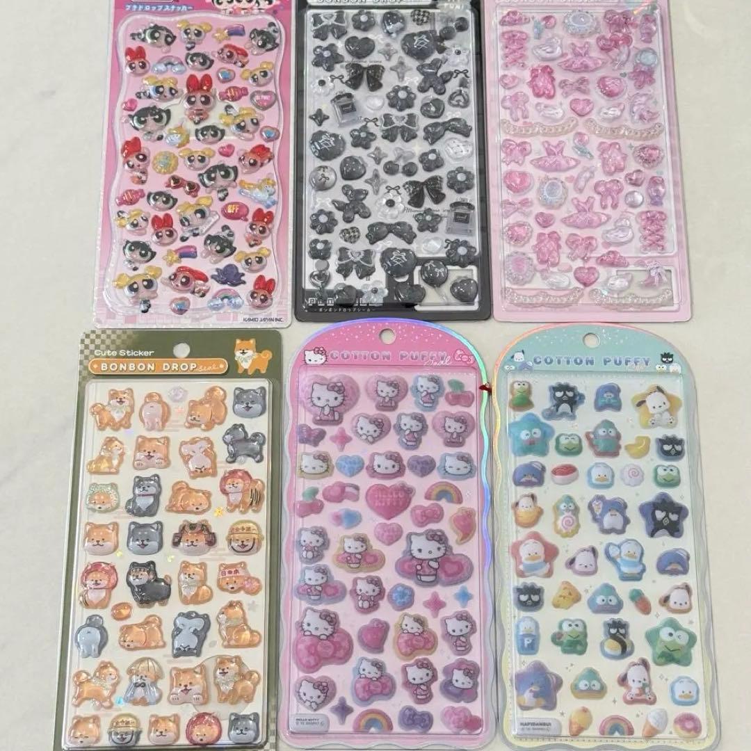 【正規品】ボンボンドロップシール コットンパフィ プチドロップ 14個セット