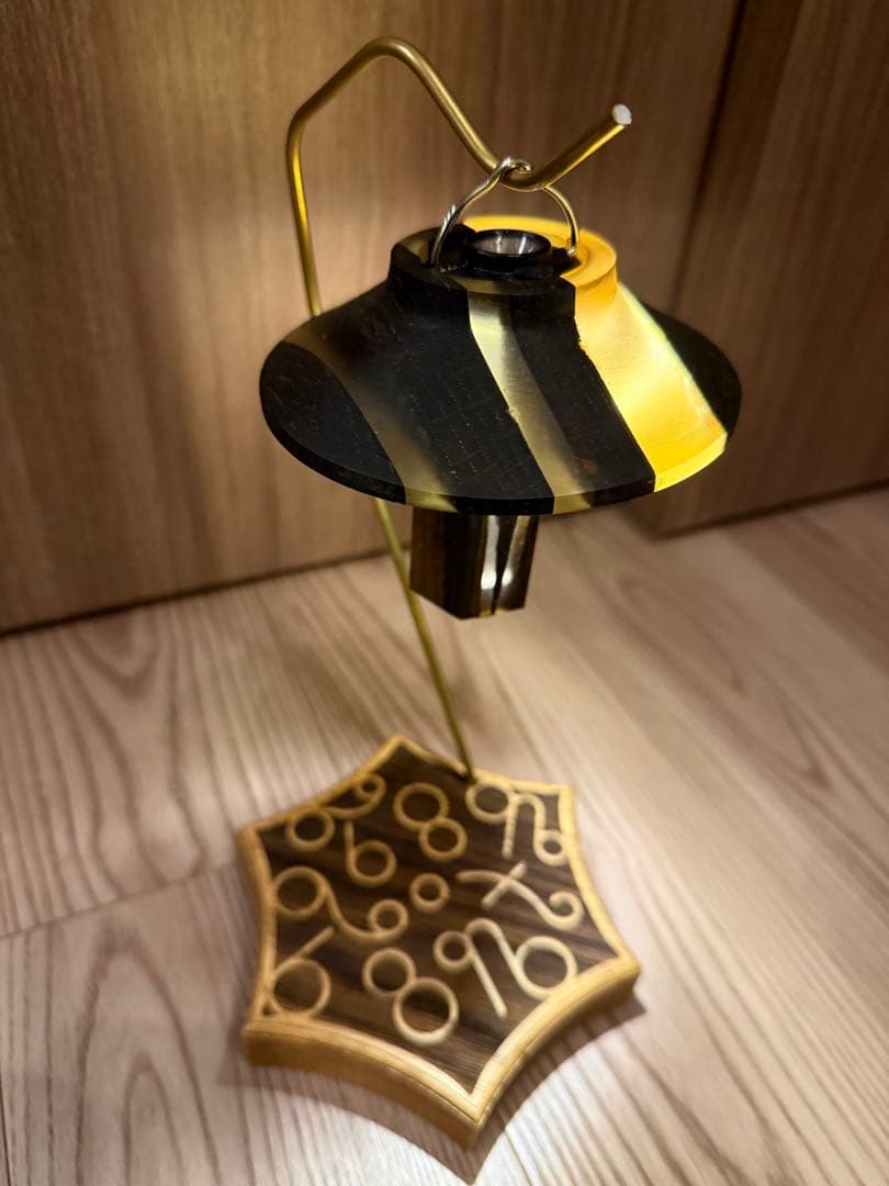 ライト・ランタン ki-no One Off Shade&Stripe Amber