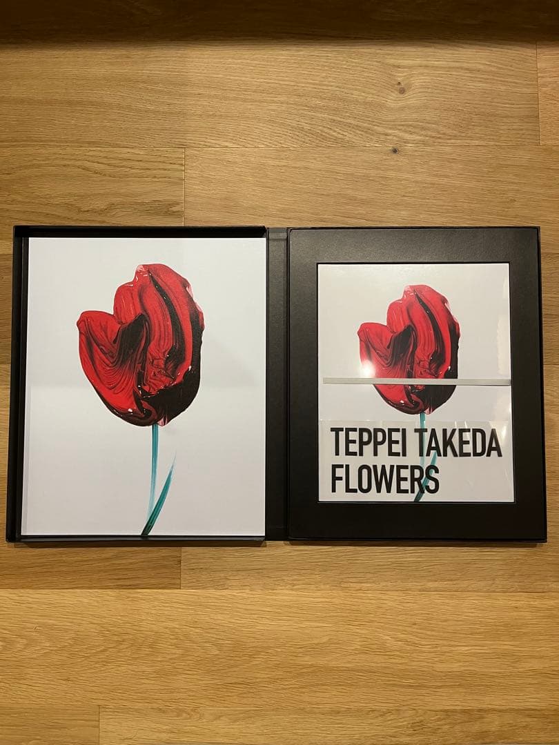 武田鉄平　TEPPEI TAKEDA FLOWERS アートブック限定版　黒