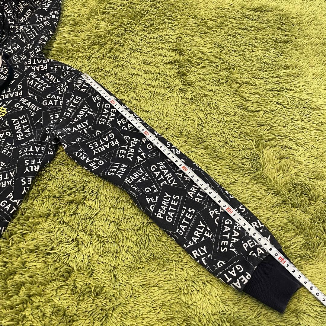 パーリーゲイツ PEARLYGATES ジップジャケット 総柄 ネイビー 0