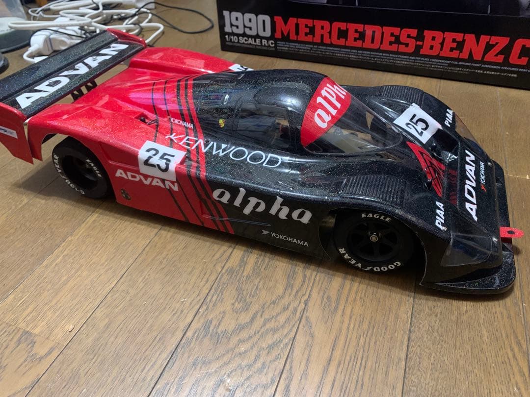 最終値下Tamiya メルセデス・ベンツ C11 1ADVAN塗装フルセット