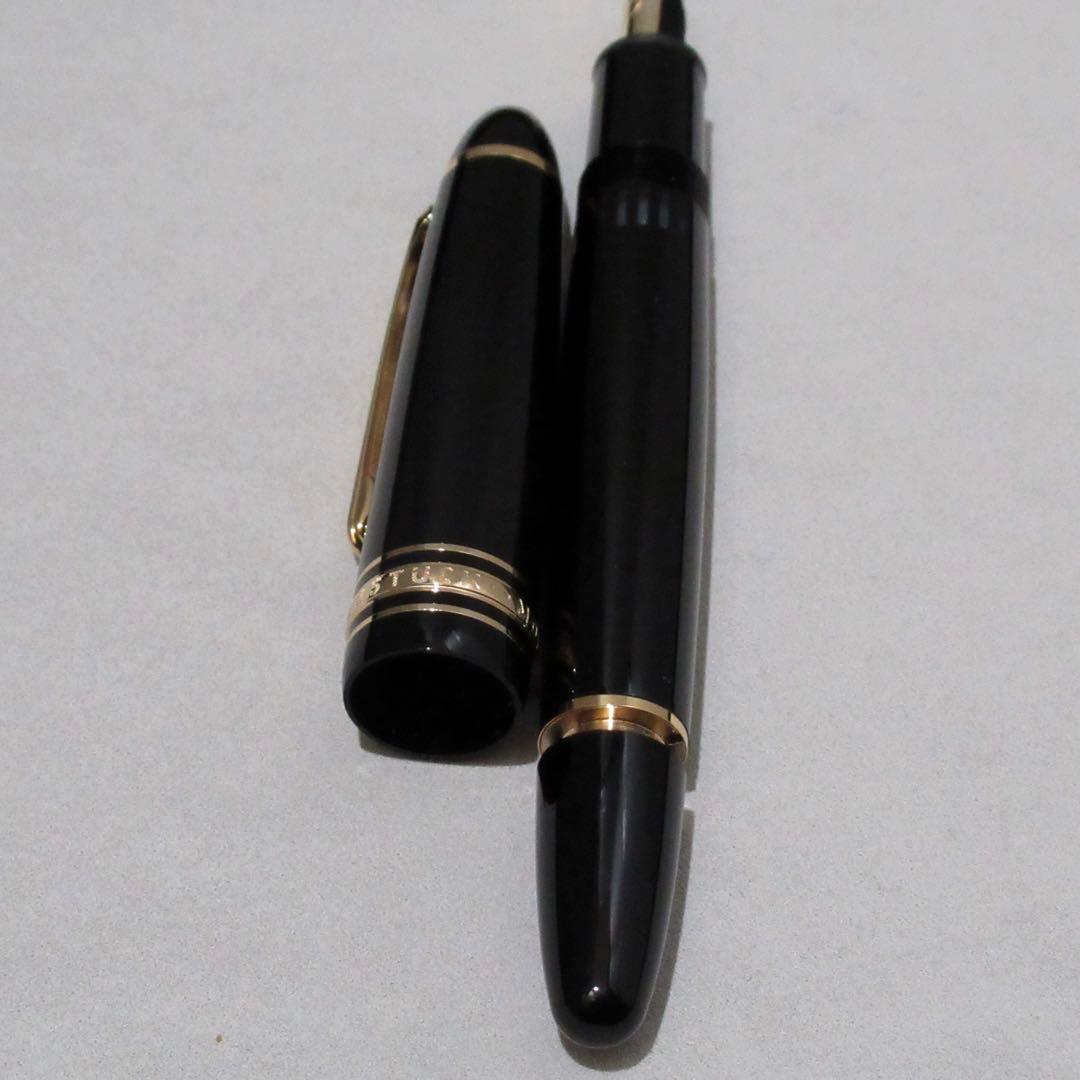 モンブラン 万年筆 146 カリグラフィー カーブドニブ ゴールド 130205