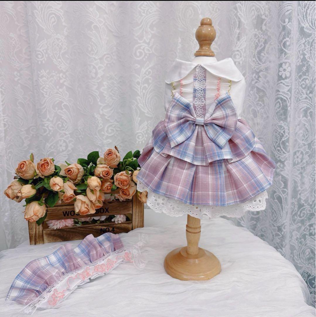 ひでページ　犬服　猫服　ハンドメイド　ワンピース　わんちゃん