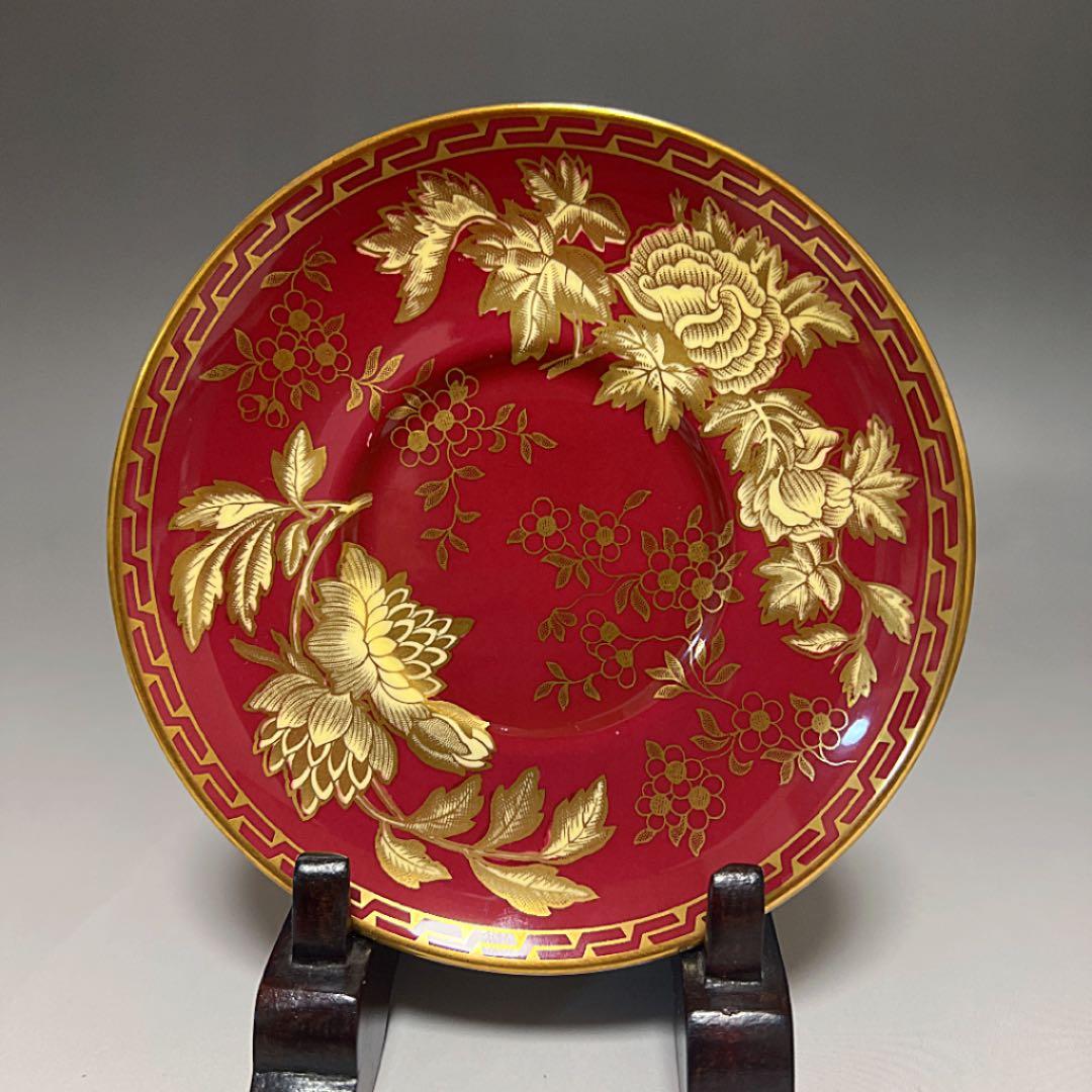 ウェッジウッド トンキン ルビー デミタスカップ＆ソーサー ①