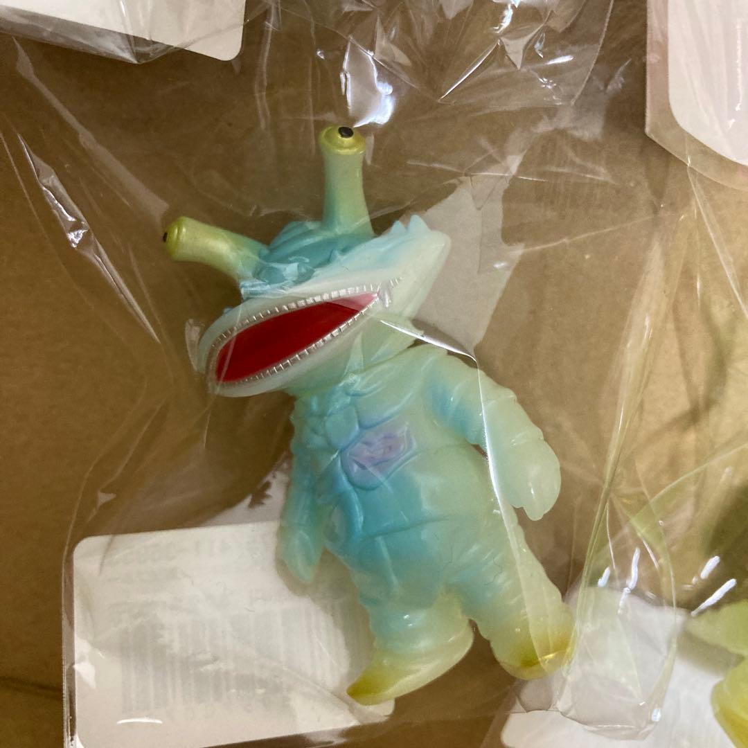 ブルマァク　ちびカネゴン　蓄光5色セット　ソフビ　ウルトラQ