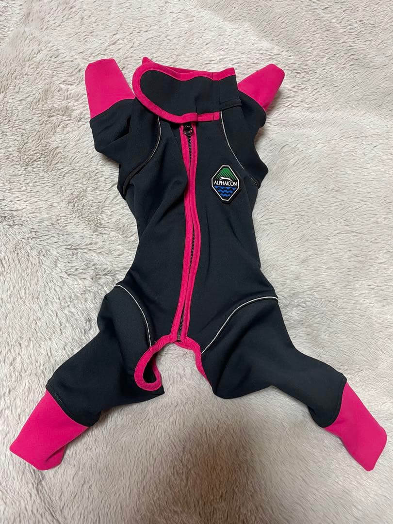 ALPHAICON ダブルフルドッグガード　黒/ピンク