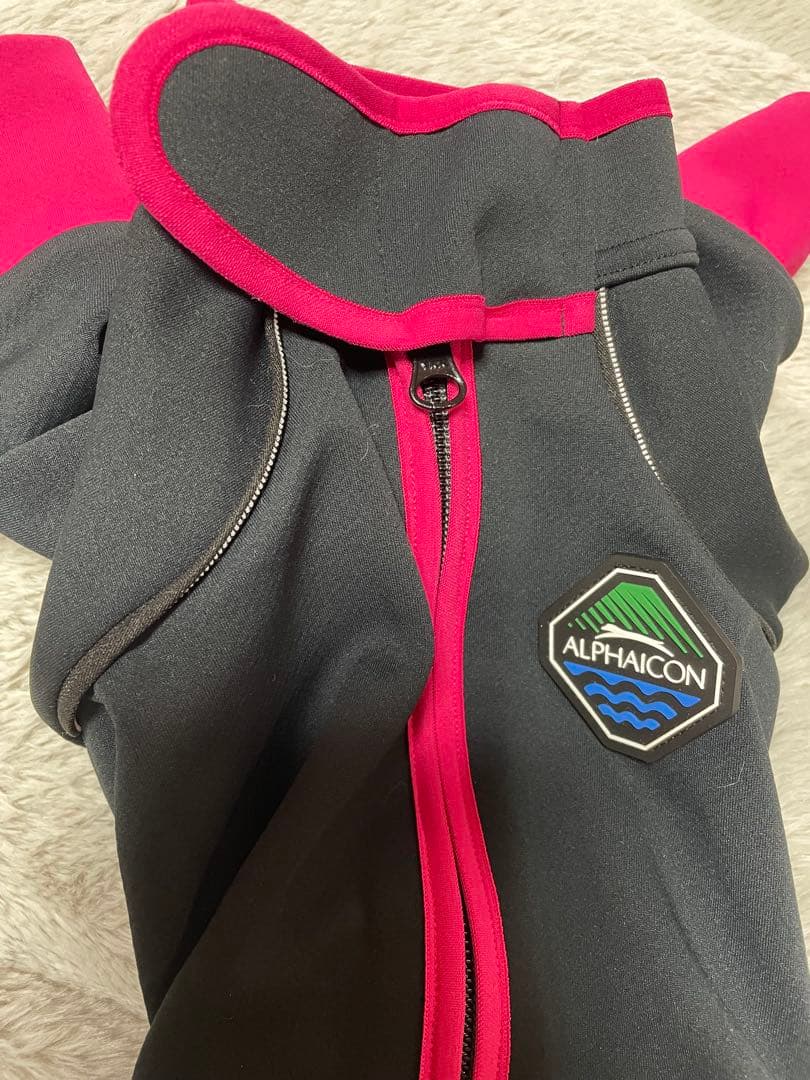 ALPHAICON ダブルフルドッグガード　黒/ピンク