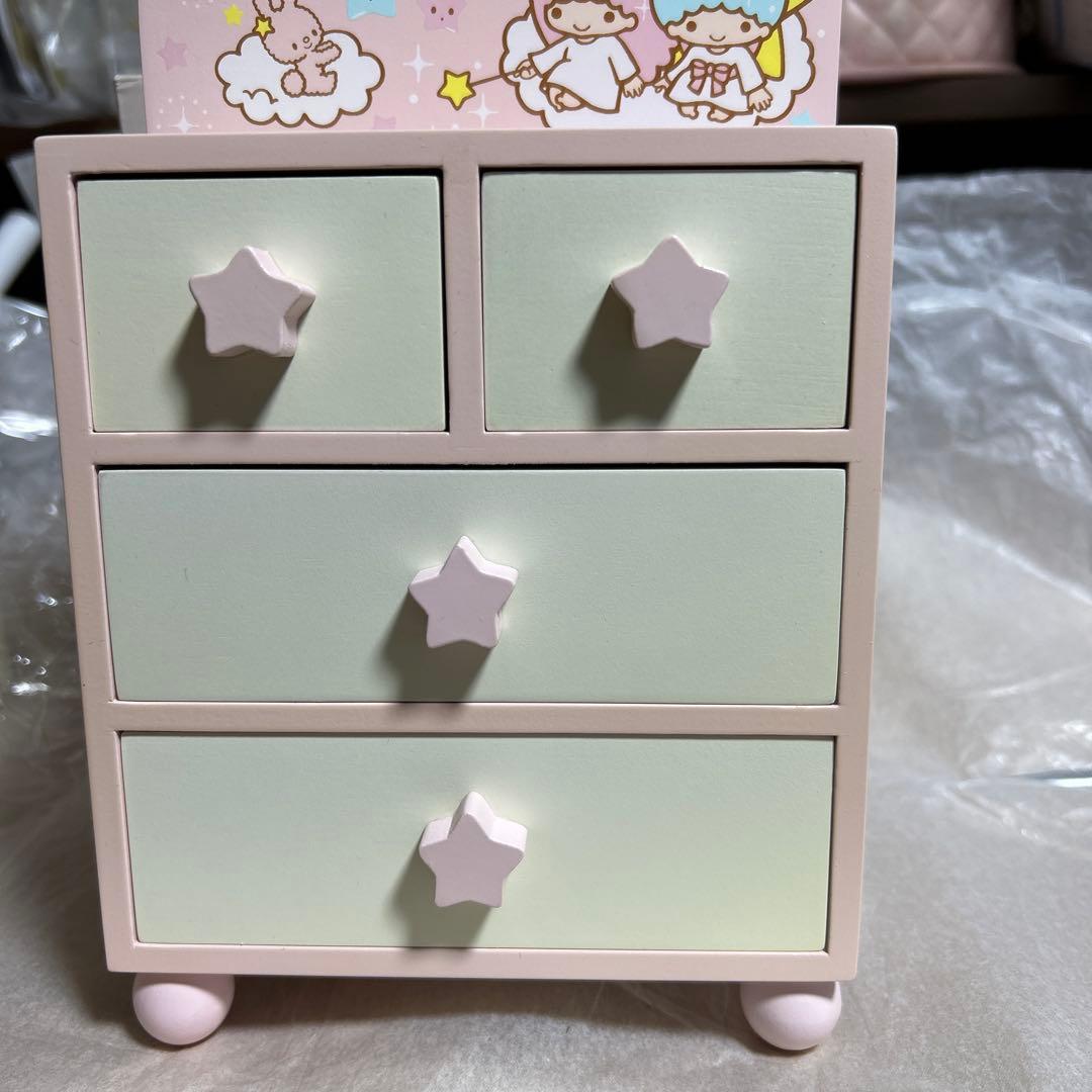 キキララ 木製チェスト　リトルツイン スターズ