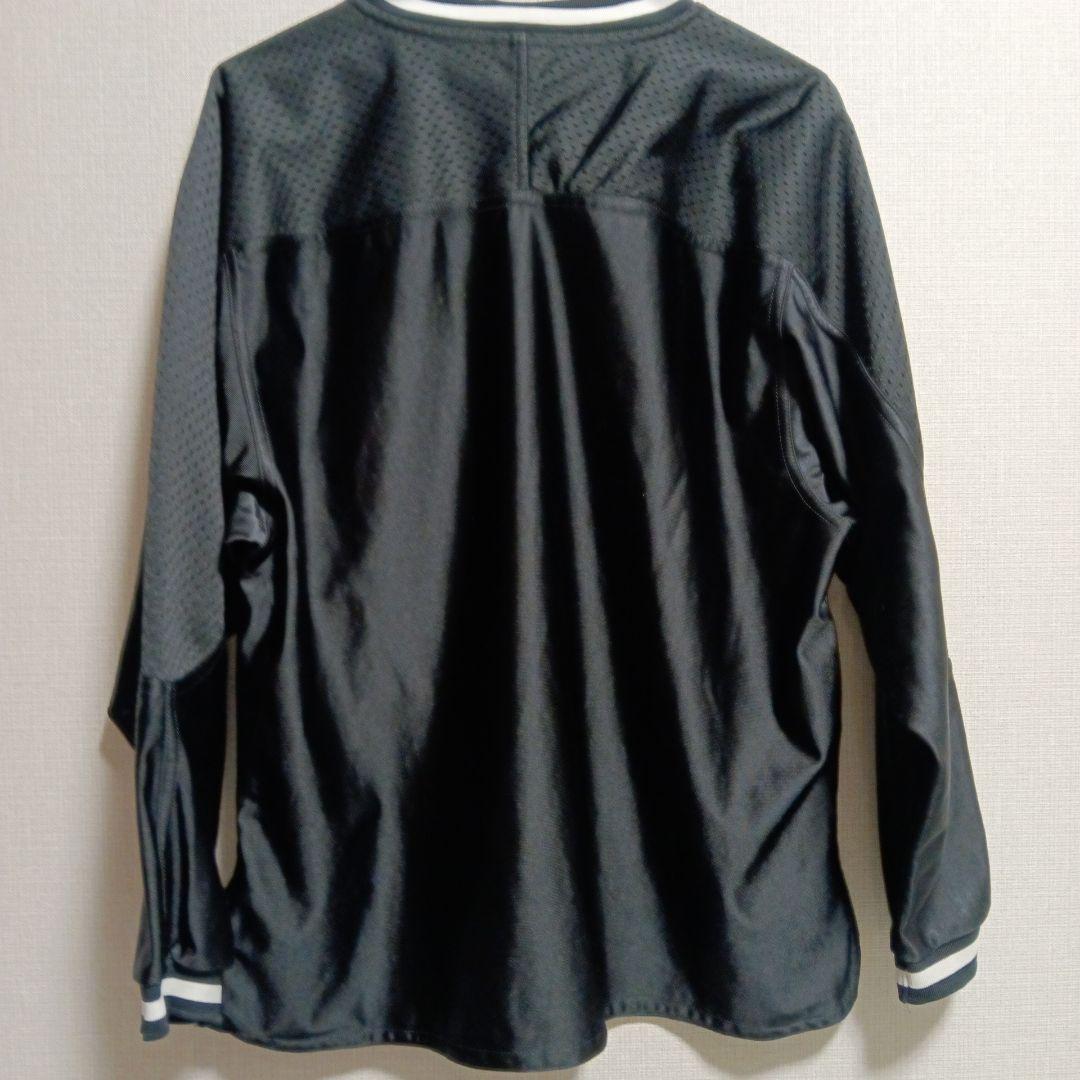 Nike メッシュ Vネックシャツ ブラック