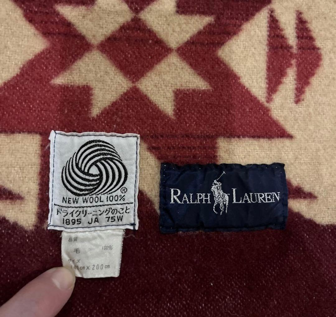 S*E様 RalphLauren　ブランケット　毛布　ネイティブ柄　90’S