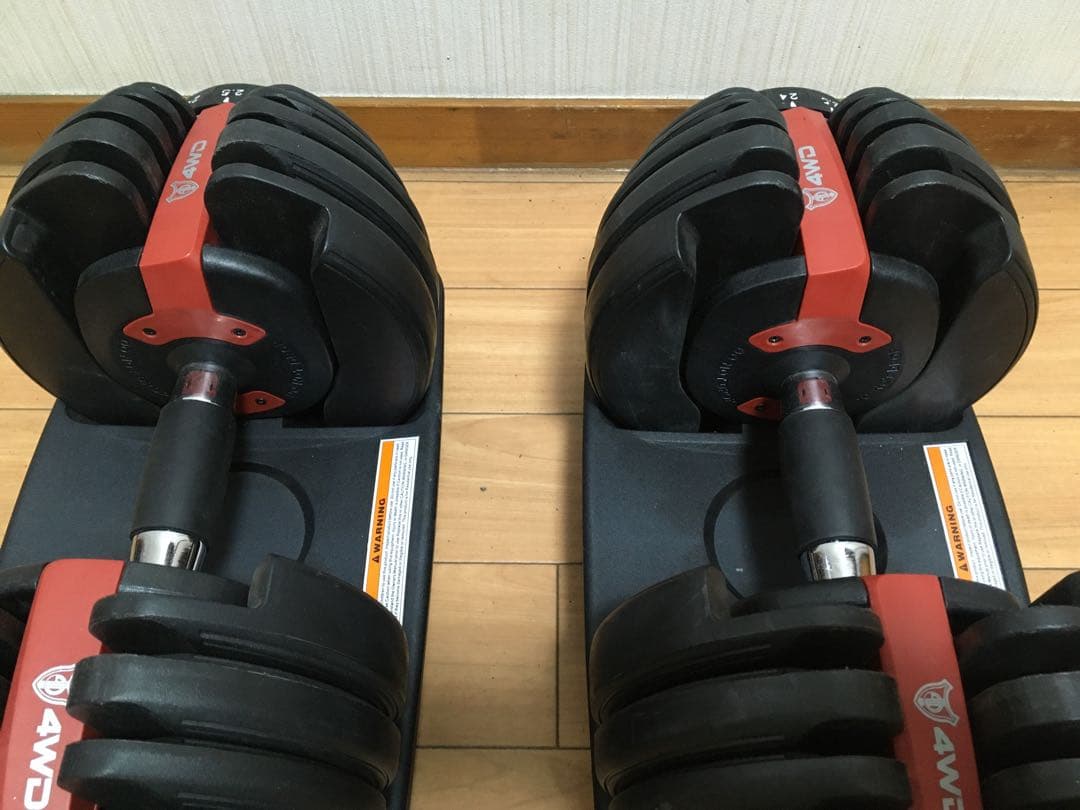 ② 4WD 可変式ダンベル 2.5kg-24kg 1個