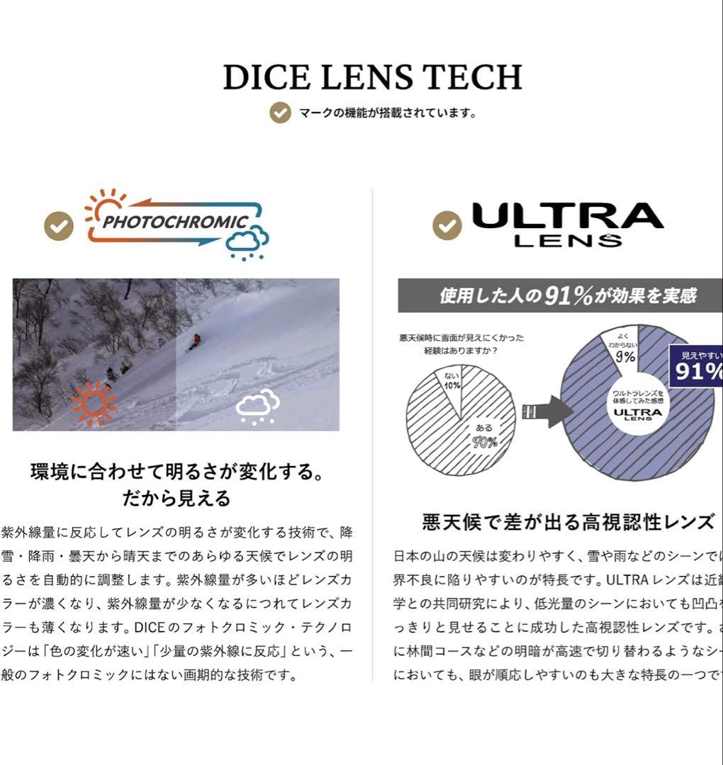 DICE GOODMAN／ダイス　グッドマン／24-25 スペアレンズ付き